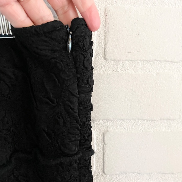 Vintage Y2K Midi/Maxi Skirt Goth Asymmetrical Mixmedia Textured Tweed Stretch XL - Picture 5 of 13